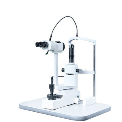 Hospital medical ophthalmic optical split lamp microscope and retinal scan with table with 2 magnifications MLX7A